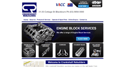 Desktop Screenshot of crankshaftrebuilders.com.au